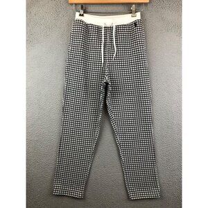 Polo Denim and Supply Women's Houndstooth Check Fleece String Banding XS